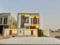 🏠 Villa for sale in Al Helio 1, Ajman: 4 master bedrooms, a majlis, and two living rooms with a m