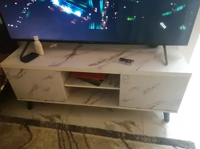 White Storage Cabinets / TV Unit