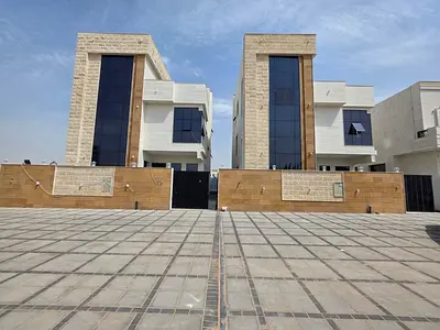 For sale, a villa in Al Helio 2, consisting of a ground floor, first floor, and roof, five rooms, a living room, a maid’s room, and a swimming pool.