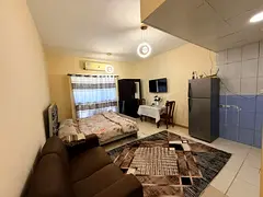 Furnished studio for monthly rent in Al Qulaya Sharjah Spacious layout with a direct sea view elega
