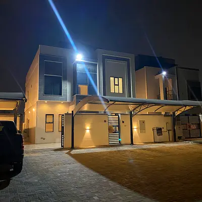 🏡 Villa for sale in Al Zahia, 6 master bedrooms, majlis, living room, roof terrace and maid's room, including utilities, 1.85 million