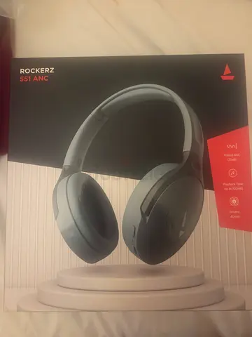 Brand new Boat Rockerz 551 ANC Wireless Over-Ear Headphones - New in Box