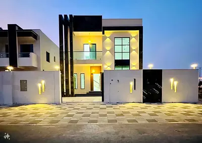 🏠 Villa for rent in Al Helio, Ajman, corner unit - 4 master bedrooms, majlis and living room