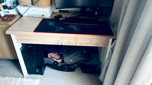 Danube PC desk with drawers