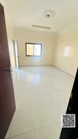 📍 For annual rent in Ajman, Al Rawda 2: One bedroom, living room, two bathrooms, kitchen, spacious