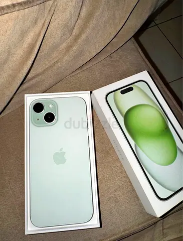iPhone 15 128GB TDRA (mint green) with box - good condition,
