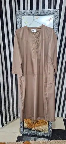 Boys kandura, brown color, size 9 to 10 years