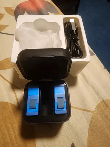 RyzeTek Battery Charging Box with 2 Rechargable Batt