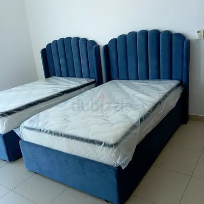 Brand New Luxury Velvet Bed – Modern Designer Single Size