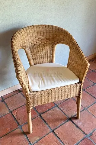 IKEA AGEN Armchair rattan natural