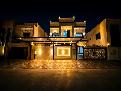 Luxury Villa for Sale in Al Yasmin – Modern Design with Swimming Pool and Roof, Electricity installed