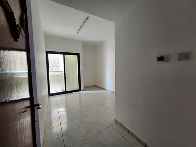 1BHK with balcony in Al Majaz 2, 1 bathroom, near Dubai exit and services, flexible payment. AED 28K