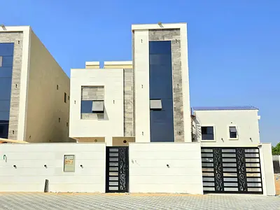 🏠 Villa for rent in Al Helio, Ajman, corner unit - 6 master bedrooms, majlis and living room