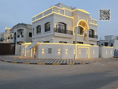 و فيلا جميلة و قمة الفخامة في الحليو 2 في عجمان 5 غرف و مجلس و صالة  وحوش واسع موقف سيارات واسع امام الفيلا يتسع ل 10 سيارات و مكان مناسب لل عاءلات