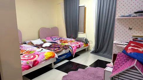 Three Single Beds with Mattresses and Headboards - Good Condition with 2 wardrobe and one night stan