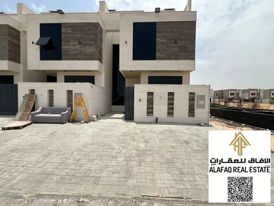 Luxury townhouse for sale in Al Helio 2, spacious 3,300 sq ft, premium stone façade, 5 master bedro