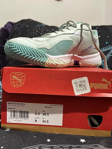 Puma Faster Paddle Court Shoes - Size 38, New in Box