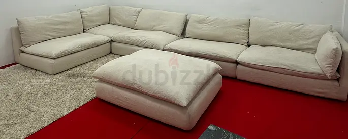 Luxury cratebarrel cloud modular sofa