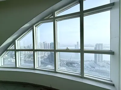 Al Khan | 3BR + Hall | Full Sea View | Free AC & Gym & Pool | Covered Parking | 4 Cheques | 80K