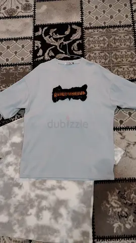 Light blue graphic mens T-shirt - size M (good condition)