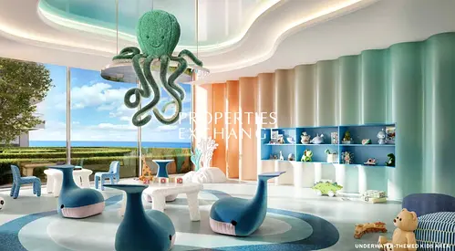 Underwater-themed Kids Area | Forest Relaxation Pods | Near Health Care