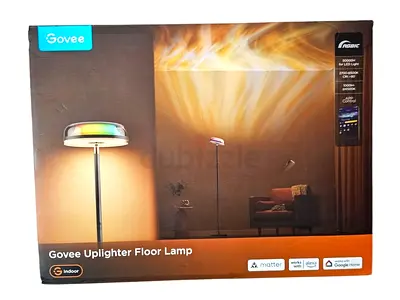 Govee RGBIC Uplighter Floor Lamp Smart LED Ripple Projector Lamp