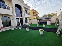 🏡 Furnished villa for rent in Al Yasmin | 5 master bedrooms + fully equipped | AED 150,000 (negot