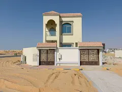 New villa for rent in Ajman | Al Helio 1 area | First occupant | With central air conditioning.
