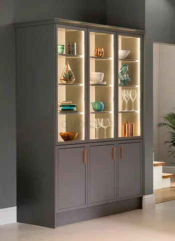 Modern Buffet Cabinet with Integrated Lighting
