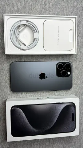 Iphone 15 promax 256gb black titanium