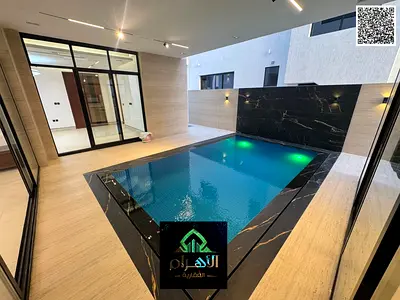 فيلا فاخرة مع مسبح داخلي خاص، سعر شامل كل يشمل الرسوم والكهرباء والماء وتكييف الهواء