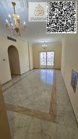 For large families - Excellent apartment in Al Hamidiya Three bedrooms and a living room, excellent