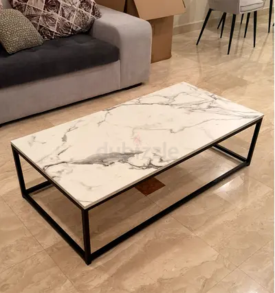 Modern Marble Effect Coffee Table