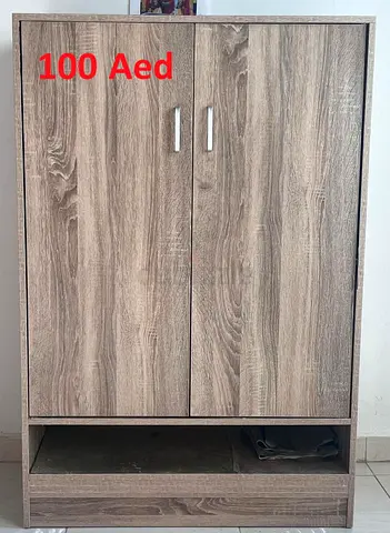 Wooden Storage Cabinet with Two Doors