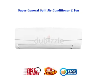 Super General 2 Ton Split Air Conditioner - SGS249 Model - Free Delivery - Warranty