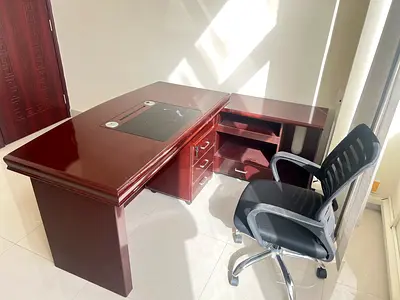 Computer table and chair