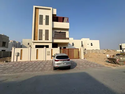 فيلا للايجار في عجمان العامره على زاوية شارعين موقع جميل تسهيلات في الدفع