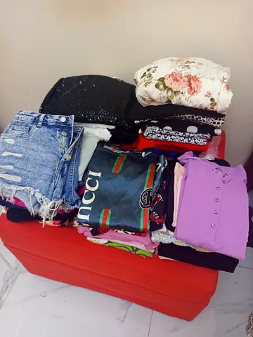Assorted clothes/dressed with free 2 pairs of sandals Take all clothes and get 2 free sandals