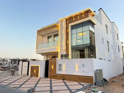 🏡 فيلا للبيع – الحليو 2، عجمان | 6 غرف نوم ماستر | صالتين | شامل الرسوم التسجيل والتمليك