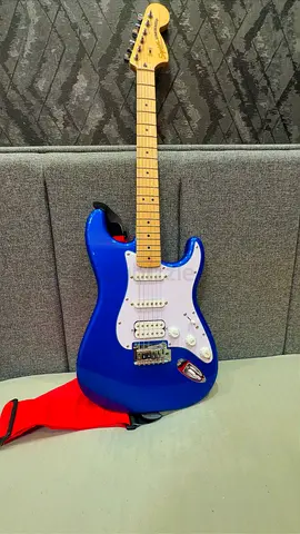 Blue Squier Strat-style Electric Guitar. Comes with a bag - Excellent Working Condition
