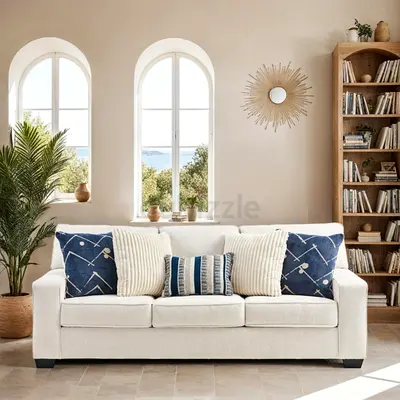 Loose cushion 3 seater sofa