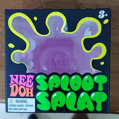 Needoh Sploot Splat Stress Toy - Pink (3+) - New in Box