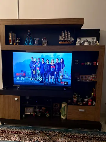 wooden entertainment unit - excellent condition
