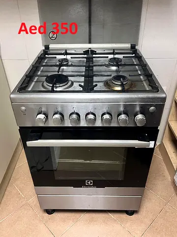 Electrolux 4-Burner Gas Cooker with Oven