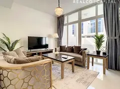 Fully Furnished 3 Bedroom Corner Townhouse for Rent in Albizia, DAMAC Hills 2