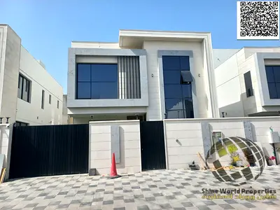 للايجار فيلا 5 غرف ومجلس وصالة مع مسبح بالزاهية عجمان
