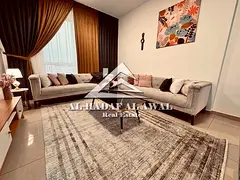 Two bedrooms and a living room for monthly rent in Al Khan area with free internet