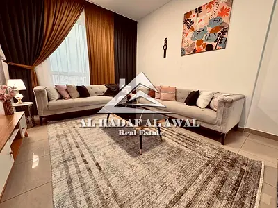 Two bedrooms and a living room for monthly rent in Al Khan area with free internet