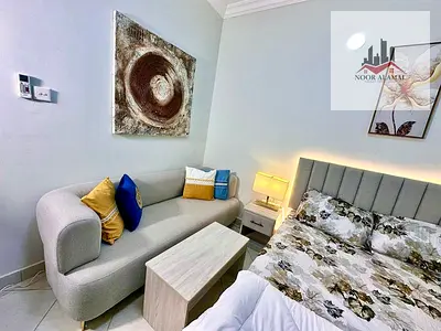 Sharjah Al Butina Studio Fully furnished Rent 2000 including internet only