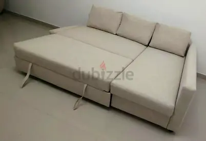 IKEA L shape sofa bed with Storage